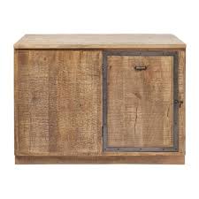 Meuble Bas D Angle De Cuisine 1 Porte En Manguier Massif Melchior Maisons Du Monde