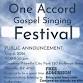 One Accord Gospel Singing Festival 2026