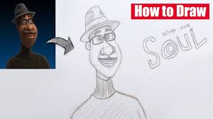 Draw Soul Movie Character Drawing Soul Animated Movie Drawing Youtube