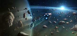 Artstation Mining The Asteroid Field Adam Frank Alien Spaceship Science Fiction Fantasy Adam Frank
