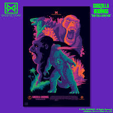 Godzilla x Kong: The New Empire Screen Printed Poster – GHOST X GHOST