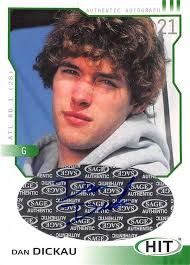 Dan Dickau autographed basketball card (Gonzaga) 2002 SAGE HIT #H12 Rookie 