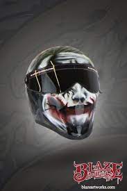Heath Ledger Joker Custom Motorcycle Helmet Motorcycle Helmets Helmet Motorbike Helmet