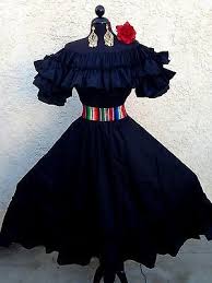 Mexican Fiesta 5 De Mayo Wedding Black Dress Off Shoulder 2 Piece W Sarape Sash Mexican Quinceanera Dresses Traditional Mexican Dress Mexican Outfit