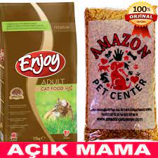 enjoy tavuklu kedi mamasi acik 1 kg amazon pet center