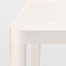 Ikea beistelltisch nachttisch ablagetisch sofatisch tisch couchtisch 39x30 cm. Tingby Beistelltisch Mit Rollen Weiss 50x50 Cm Ikea Deutschland