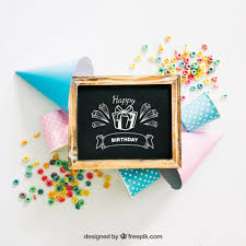 Chalkboard Mockup With Birthday Design Paid Ad Affiliate Mockup Birthday Design Chalkboard In 2020 Birthday Design Happy Birthday Design Free Frames