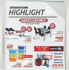 Belanja dan cuci mata perabotan rumah tangga diinforma perlengkapan dapur | lanjut bongkar belanjaan. Promo Great Saving Perabotan Rumah Tangga Di Lotte Mart Oktober 2018 Icon Walk Mall