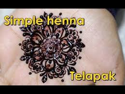 Henna Telapak Super Mudah By Hikmahapril Youtube
