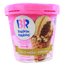 5,854 views, added to favorites 137 times. Baskin Robbins Ice Cream Gold Medal Ribbon Flavor 414ml