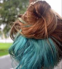 Starting with colors that can vary from black to dark blue, even with some greenish hues, and then progressing to lighter notes until reaching the light blond or white tips. Ombre Hair Blue And Brown