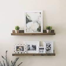 In this video i build two shelves for around $9. Wood Picture Ledge Gallery Wall Shelf Wooden Floating Shelf Rustic Ledge Shelf Wooden Nursery Book Shelf Gallery Wall Shelves Wooden Floating Shelves Nursery Bookshelf