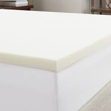 2 Memory Foam Mattress Topper Twin Extra Long Beige Memory Foam Mattress Topper Memory Foam Mattress Foam Mattress Topper