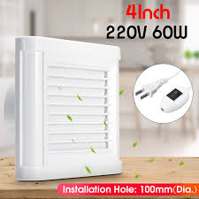 An extractor/exhaust fan is useful for various different purposes. 60w 4inch Mini Exhaust Fan Blower Low Noise Bathroom Kitchen Toilet Window Ceiling Wall Ventilator Extractor Shopee Malaysia