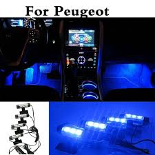 New Car Styling Blue Led Interior Atmosphere Lights Decoration Lamp For Peugeot 308 Gti 4007 4008 407 408 508 Car Interior Accessories Car Lights Car Interior