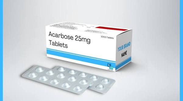 Acarbose 25mg Tablets (10*10) at ₹ 99/stripe in Nagpur | ID: 2854289426612