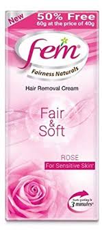 There are various hair removal creams explicitly designed to remove facial hair. Buy Fem Fairness Naturals Fair And Soft Hair Removal Cream For Sensitive Skin 40 G 50 Extra Online At Low Prices In India Amazon In