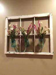 Window Frame Art Large Vintage White Wooden 6 Panel Window Photo Frame Panes Antique Window Frame Projects Old Window Decor Window Frame Decor Window Crafts