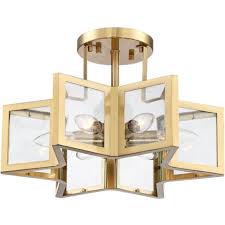 $105.98 ($52.99 per item) free shipping. Possini Euro Design Modern Ceiling Light Semi Flush Mount Fixture Warm Antique Brass 16 Wide 6 Light 6 Point Star For Bedroom Target