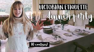 Firstly, guests were required to arrive 15 minutes late [source: I Hosted A Dinner Party With Victorian Etiquette Rules 10 Courses Youtube