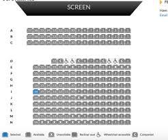 Movie Theatre Tickets Assigned Seating Seat Selection