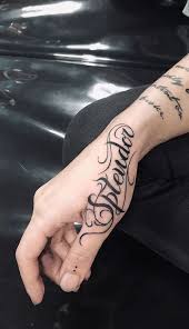 Hand Tattoos Names In 2020 Hand Tattoos Name Tattoos Tattoo Lettering