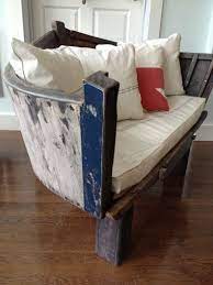 Comes in four colors, red, blue, green and yellow. 5 Seriously Smart And Creative Ways To Repurpose Old Boats Nautical Home Home Boat Decor