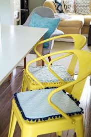 Felt is a perfect material to use for this sewing project. Diy No Sew Reversible Chair Cushions Momadvice
