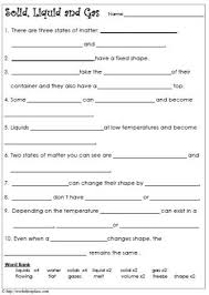 Matter Cloze Worksheet Matter Worksheets States Of Matter Worksheet States Of Matter