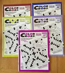 Maybe you would like to learn more about one of these? Color Cross Crossword Puzzle Book X 5 The National Enquirer Free Shipping 1790900428