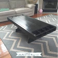 Your coffee table will look differently if you paint it black and white. How To Paint Your Coffee Table