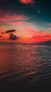In The Night Sky Wallpaper Iphone Android Background Followme Sunset Wallpaper Sky Aesthetic Night Sky Wallpaper
