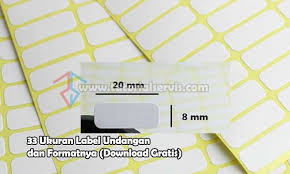 135 printed labels for storage containers for pantry foods, 135 most common food names, cursive script style: 33 Ukuran Label Undangan Dan Formatnya Download Gratis
