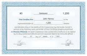 Free Stock Certificate Online Generator