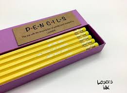 Pencils Friends Tv Show Engraved Pencils Quote Pencils Set Of Pencils Stationery Gift Stocking Fillers Stock Friends Tv Show Friends Tv Gifts For Friends