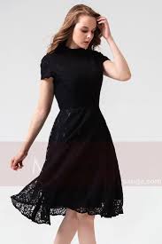 All our wedding dresses with long sleeves are crafted to provide complete comfort. Short Black Lace Dress With Sleeves