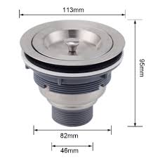 2 inch kitchen sink drain stopper with