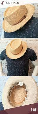 Panama Jack Straw Hat W Leather Accent Osfm Straw Hat Hats Straw