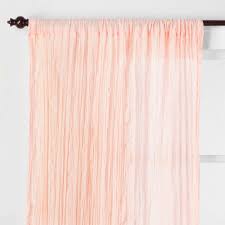 Ambesonne peach window curtains, botanical garden delicacies mellow orange nectarines with leaves, lightweight decorative panels set of 2 with rod pocket, 56 x 63, green orange vermilion (set of 2) by east urban home. 63 X42 Crushed Sheer Curtain Panel Glazed Peach Opalhouse Target