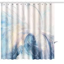 Maybe you would like to learn more about one of these? Muatoo Shower Curtain Abstract Beautiful Blue And White Soft Color Background Dynamic Smoke Painting Texture Modern Print Shower Hooks Are Included 36 X 72 Inches Buy Online In Bahamas At Bahamas Desertcart Com Productid