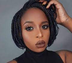 17 Short Box Braid Styles For Every Lady To Try Thrivenaija Short Box Braids Hairstyles Short Box Braids Short Bob Braids