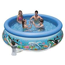 Just Arrived Intex 10ft X 30in Ocean Reef Easy Set Pool Set With Filter Pump Easy Set Pools Above Ground Swimming Pools Cool Swimming Pools