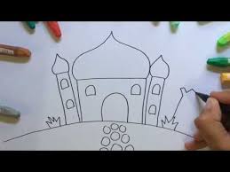 Mewarnai gambar mewarnai gambar sketsa masjid 33. Menggambar Mewarnai Anak Tk Masjid Youtube
