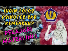 Jenis Soal Tes Psikotes Skb Cpns Kementerian Keuangan Kemenkeu Youtube