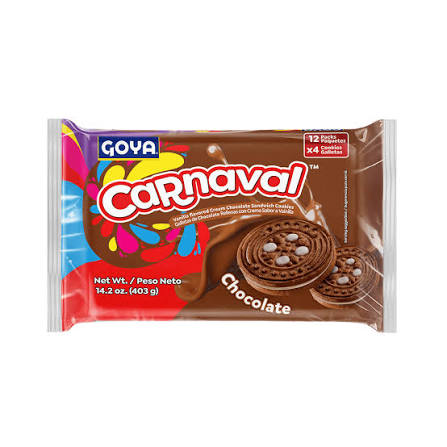 Goya Carnaval Chocolate Cookies, 14.2 oz Bag