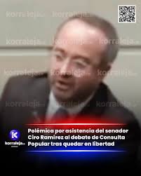 🔵 #Polémica por asistencia del #senador del #CentroDemocrático Ciro  Ramírez al debate de la #ConsultaPopular del proyecto de #ReformaLaboral  luego de que la #CorteSupremadeJusticia lo dejara en ...