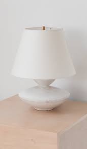 Danny Kaplan Low Table Lamp Stone Spartan Shop In 2020 Ceramic Table Lamps Ceramic Lamp Base Table Lamp