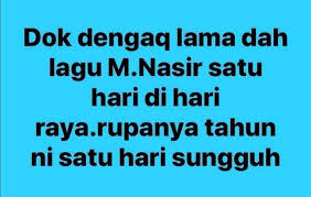 Nasir mengingatkan saya kepada aspek kerohanian ketika baru memasuki zaman remaja. Kisah Lawak Hebat Lagu M Nasir Ni Mmg Raya 1 Hari Facebook