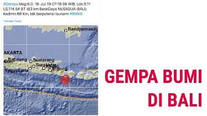 Sehari sebelumnya, misalnya, tercatat ada empat kali gempa yang bisa dirasakan, atau dua kali pada dua hari sebelumnya. Gempa Bumi Hari Ini 6 0 Sr Di Bali Dan Tak Berpotensi Tsunami Berikut Tips Selamatkan Diri Tribun Timur