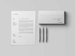 Download Letterhead Envelope Branding Mockup